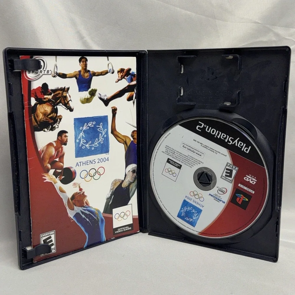 Athens 2004 Official Video Game Olympic Games Sony PlayStation 2 PS2 CIB